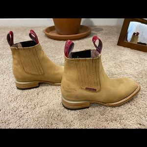 Womens Square Toe Cowgirl Boot Booties